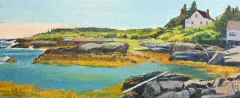 Maine Farm painting by Tom Curry