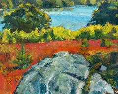 Painting of Salt Pond by Tom Curry